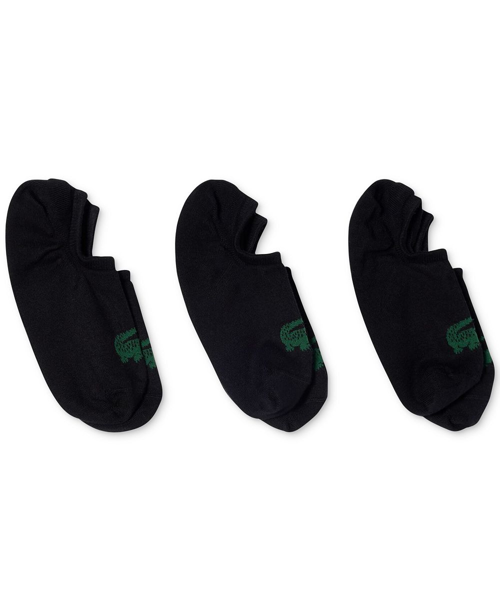Lacoste мужские носки No Show, упаковка из 3 штук
