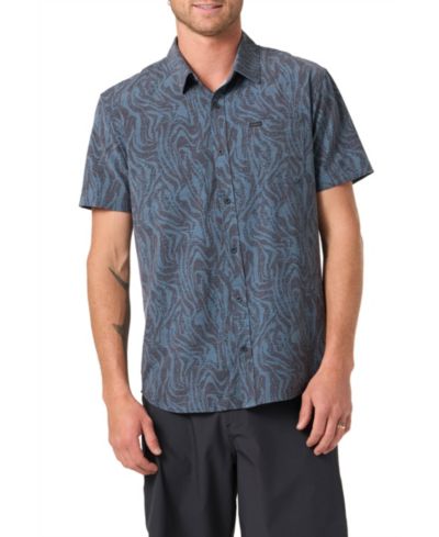 O'Neill Мужской TRVLR Traverse UPF Short-Sleeve рубашка