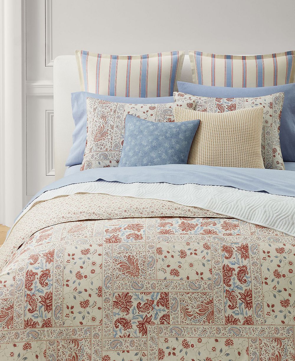Комплект из 3 предметов для пододеяльника Lauren Ralph Lauren Katie, реверсивный, Full/Queen