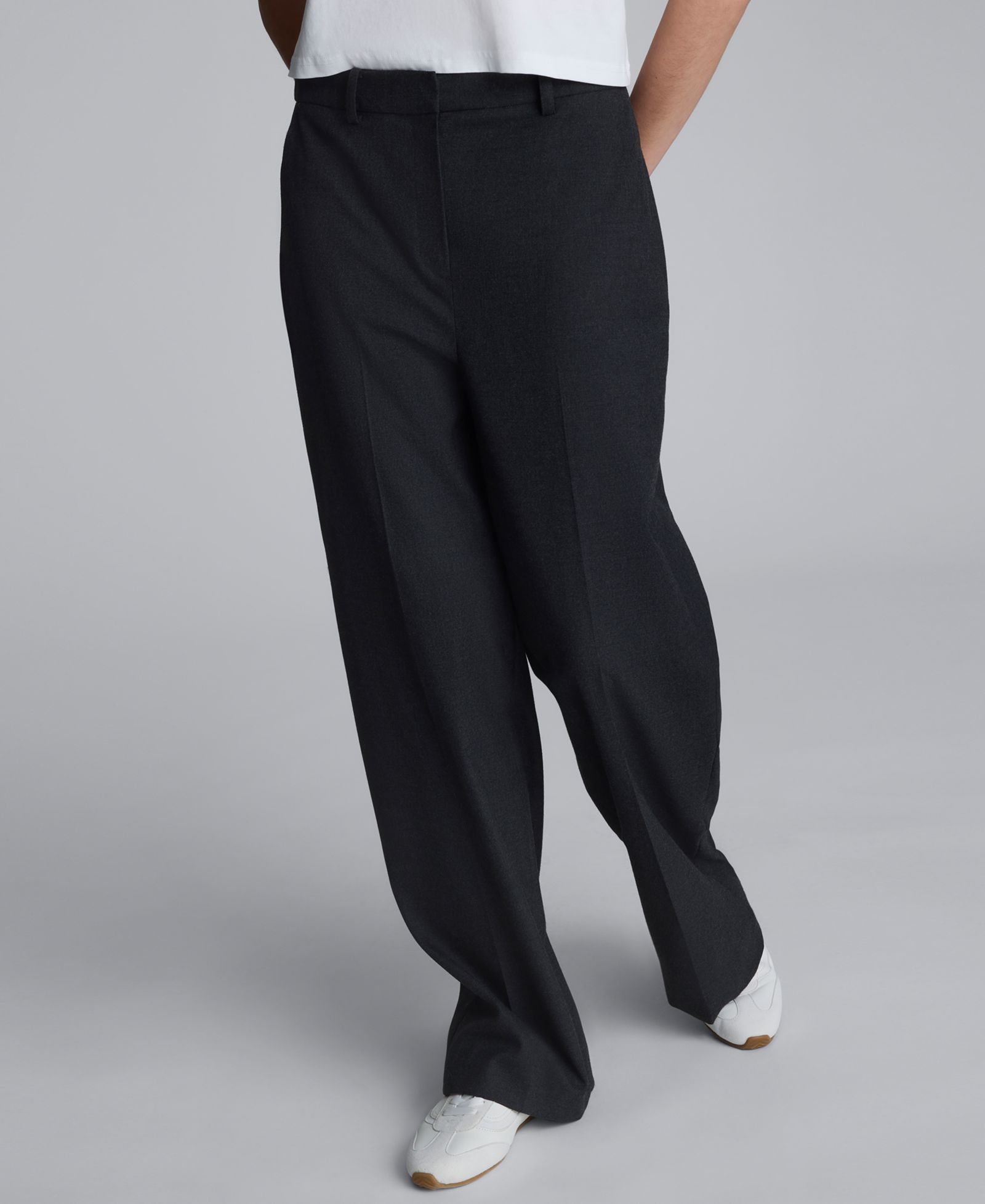 Женские брюки Kenneth Cole Flannel Wide-Leg