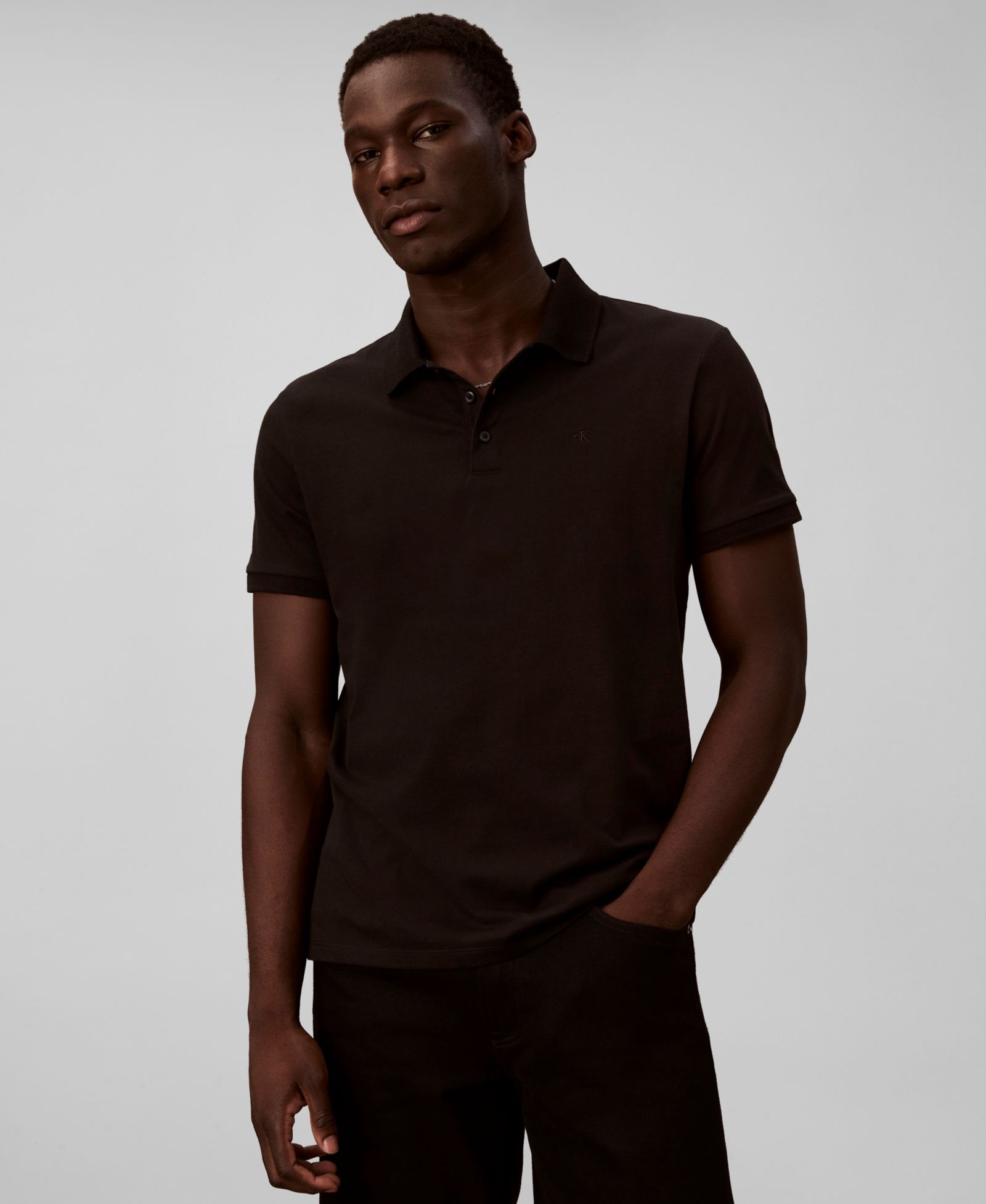 Calvin Klein Men's Solid Polo Shirt