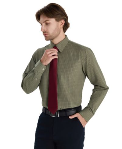 Club Room Мужская рубашка в мелкую клетку, regular-fit