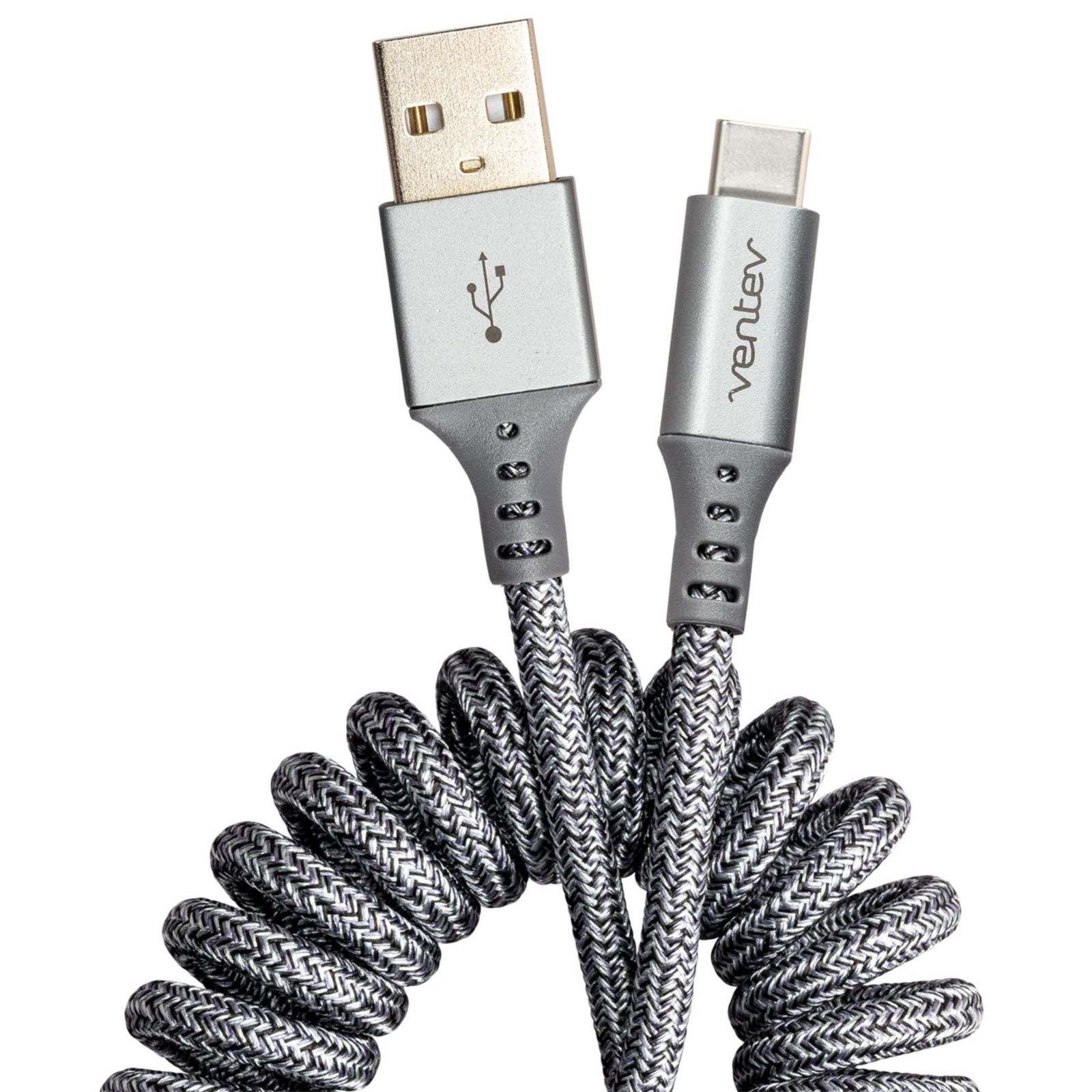 Высокоскоростной кабель Ventev Helix USB A to USB C, 3 Foot