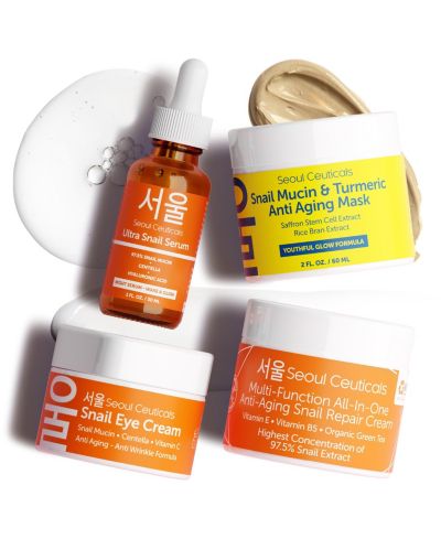 Набор для красоты Seoul Ceuticals Korean Beauty Bundle Snail Mucin Glow Kit