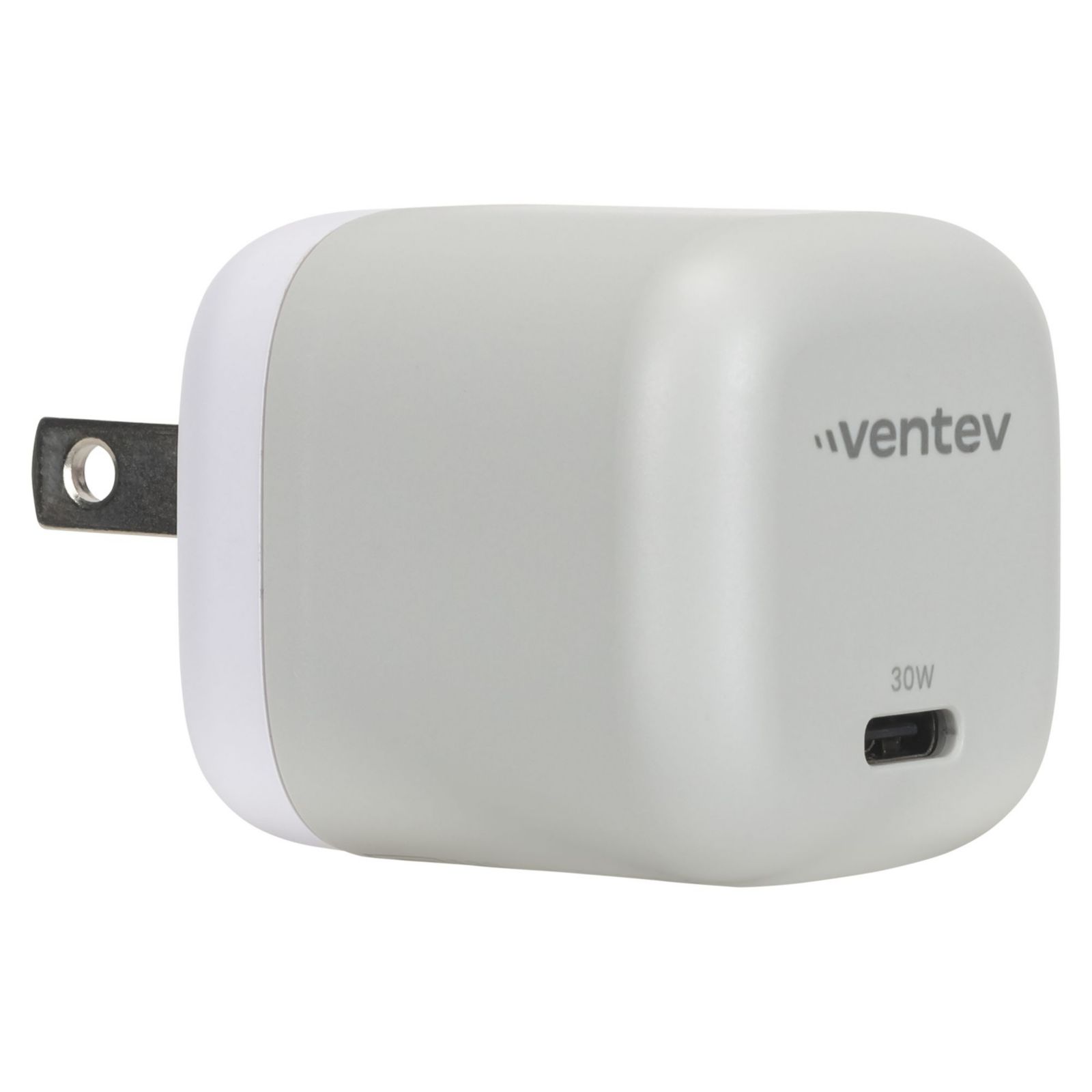 Мини зарядное устройство для стены Ventev 30W и кабель USB C - Apple Lightning