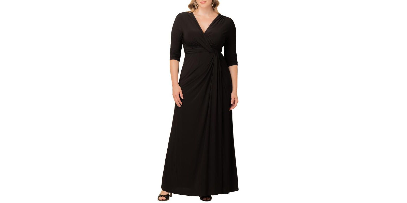 Kiyonna Plus Size Evening Romance Long Gown