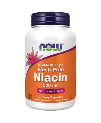 Now Foods Flush Free Niacin ,500 mg ,90 Veg Caps