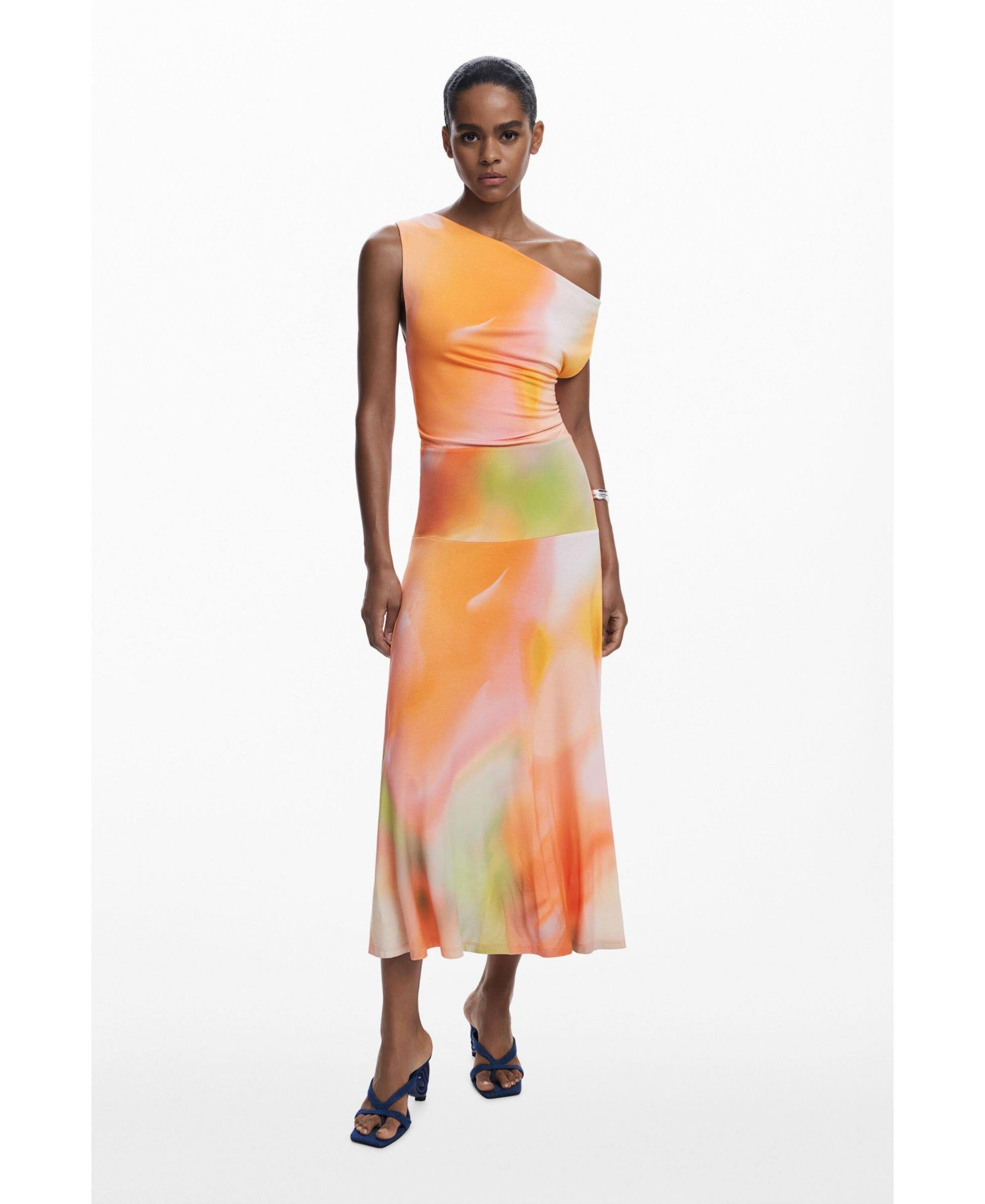 Desigual Women's Asymmetric long dress