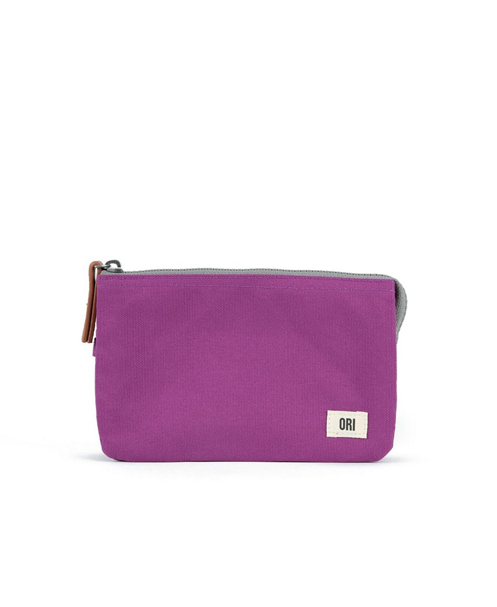 ORI London Carnaby Wallet with Strap in Recycled Canvas