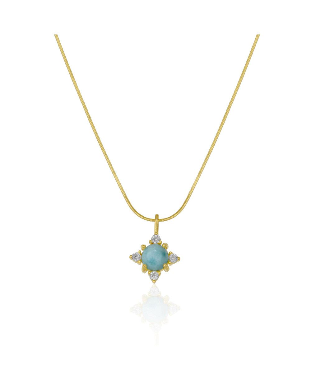 Moonstone Sterling Pendant Necklace With Fine Italian Chain