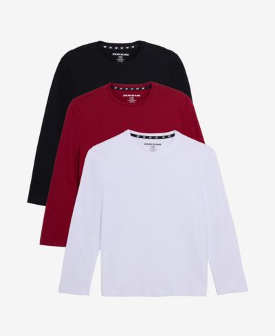 Burgundy/black/white
