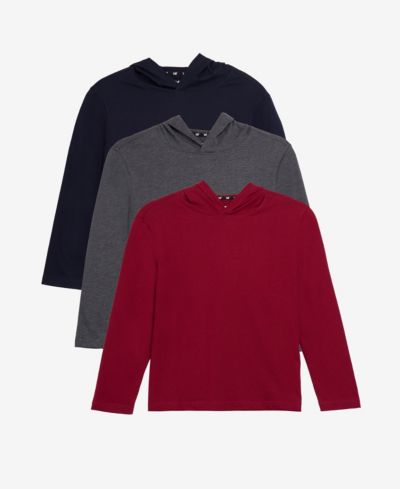 Burgundy/navy/heather charcoal