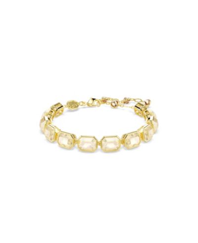 Swaroski Millenia Gold-Tone Plated Tennis Bracelet