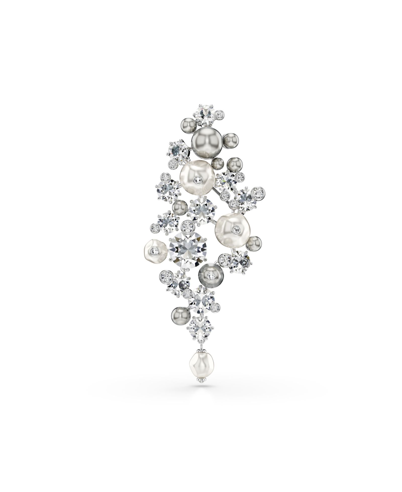 Swarovski Брошь с родиевым покрытием Constella