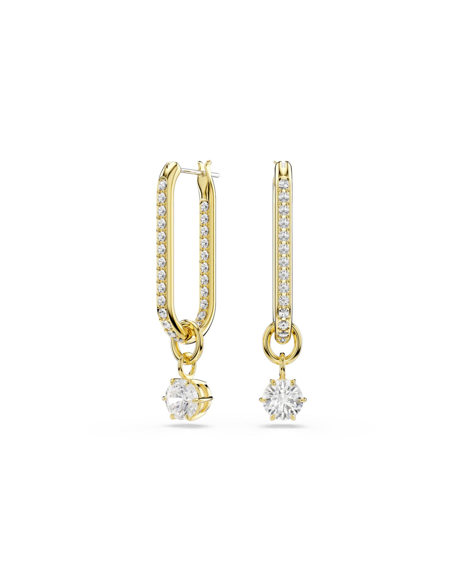 Серьги-подвески Swarovski Constella Gold-Tone Plated Drop