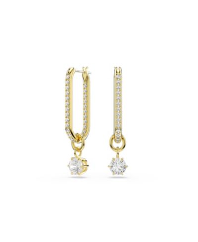 Серьги-подвески Swarovski Constella Gold-Tone Plated Drop