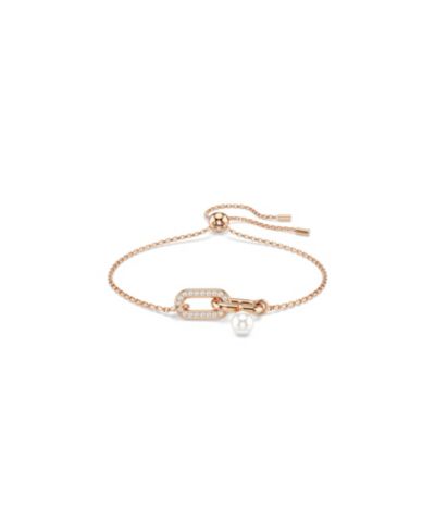Swaroski браслет с напылением Rose Gold Constella