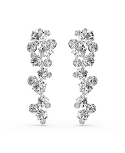 Swarovski Серьги-подвески Constella с родиевым покрытием
