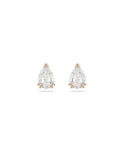 Swarovski Stilla  Rose Gold-Tone Plated Stud Earrings