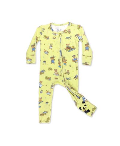 Bellabu Bear Unisex Teddy Bear Picnic Convertible Footie