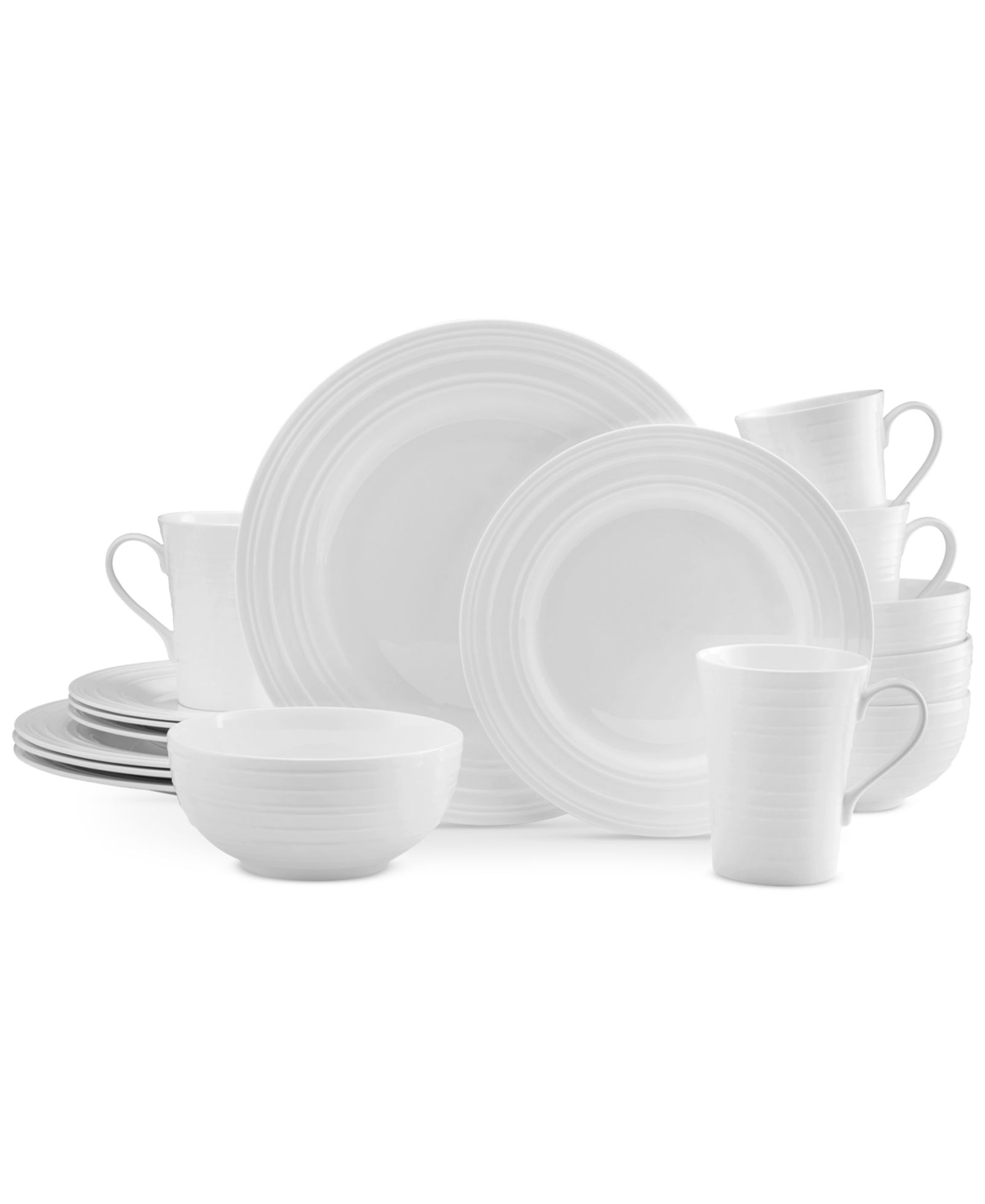 Mikasa Ciara Bone China 16 Pc. Dinnerware Set, Service for 4