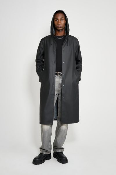 Stutterheim Женский длинный дождевик Stockholm с капюшоном
