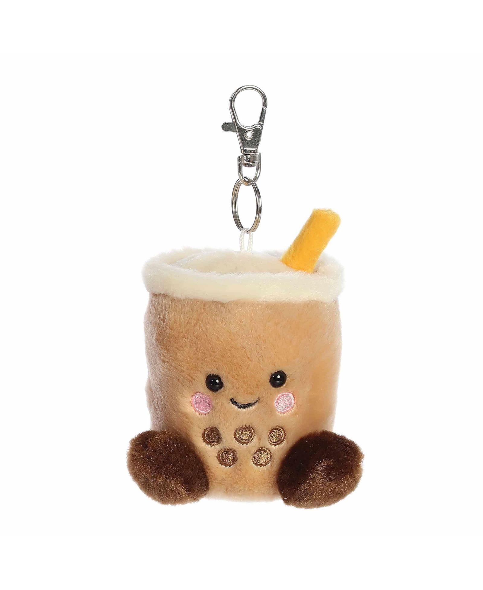 Aurora милый прищепка-брелок Milky Tea Boba Palm Pals Brown 4