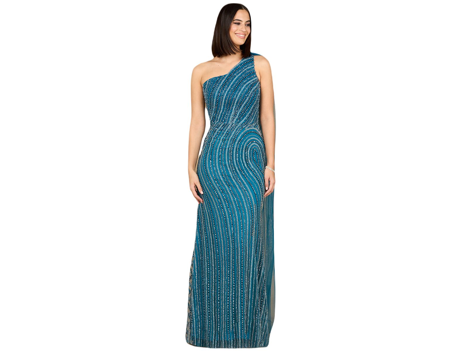 Женское вечернее платье Lara One Shoulder Fitted Gown