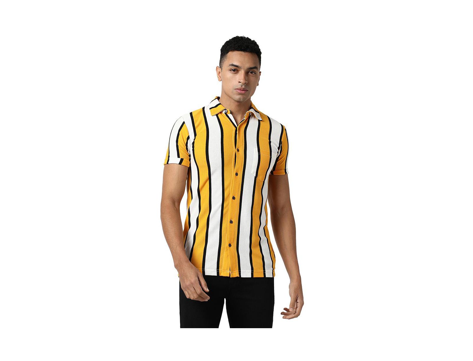 Мужская рубашка Campus Sutra Dramatic Striped