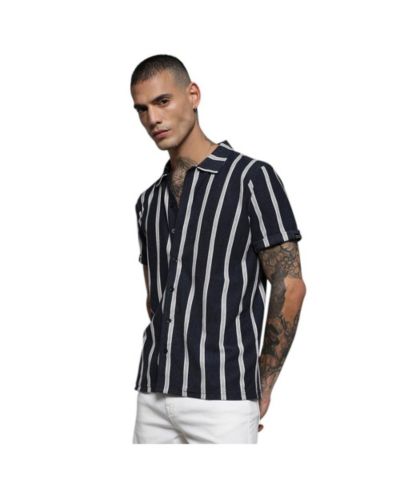 Мужская рубашка Campus Sutra Contrast Halo Striped