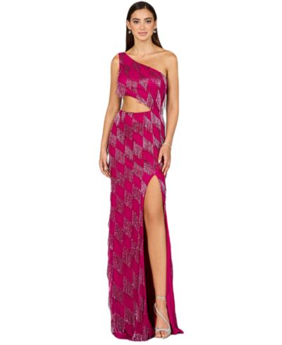 Вечернее платье Lara Women's One Shoulder Fringe