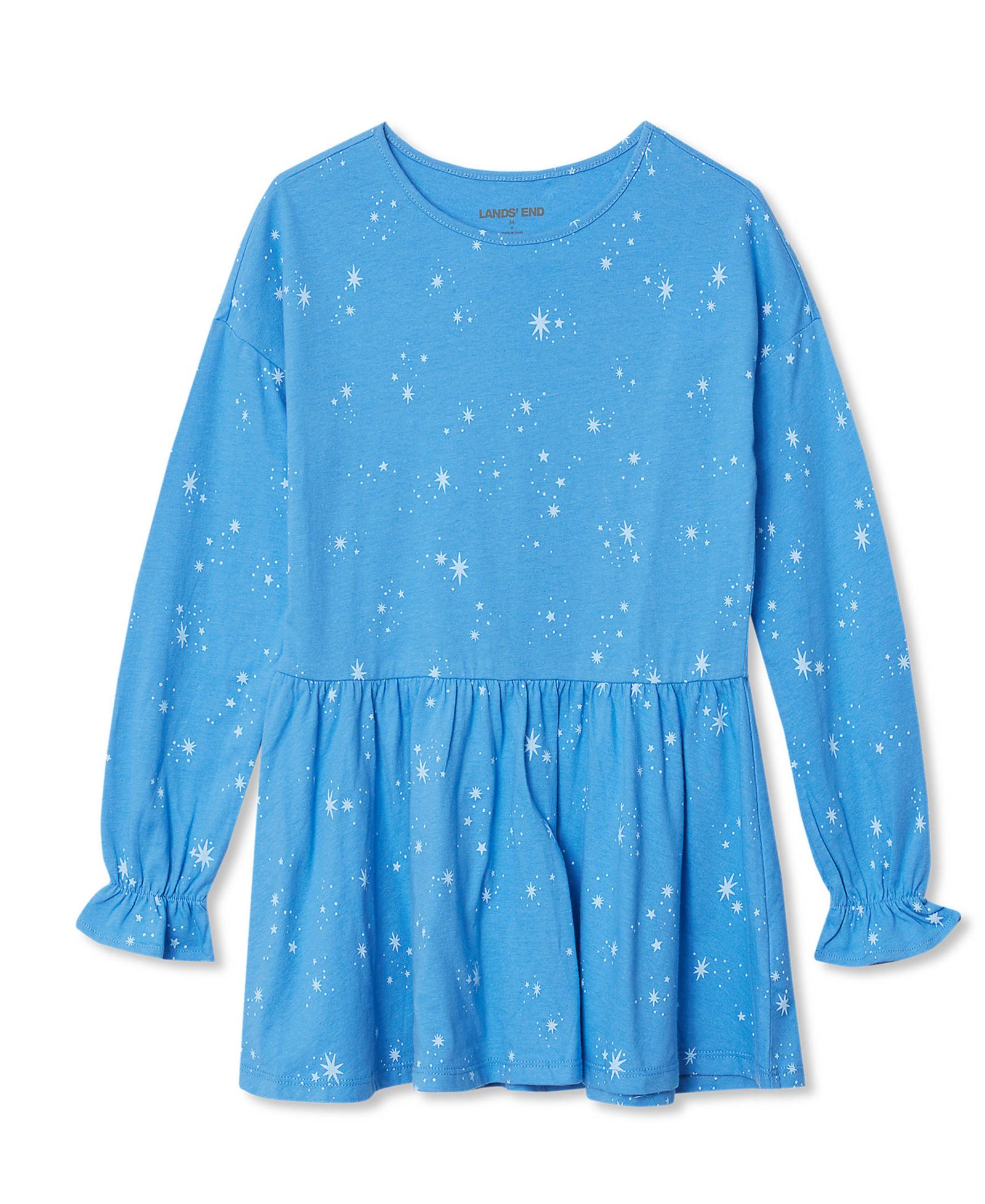 Туника Lands' End Long Sleeve Ruffle для девочек