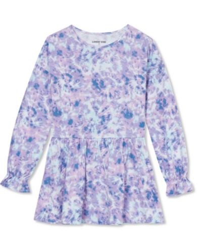 Purple tie dye swirl