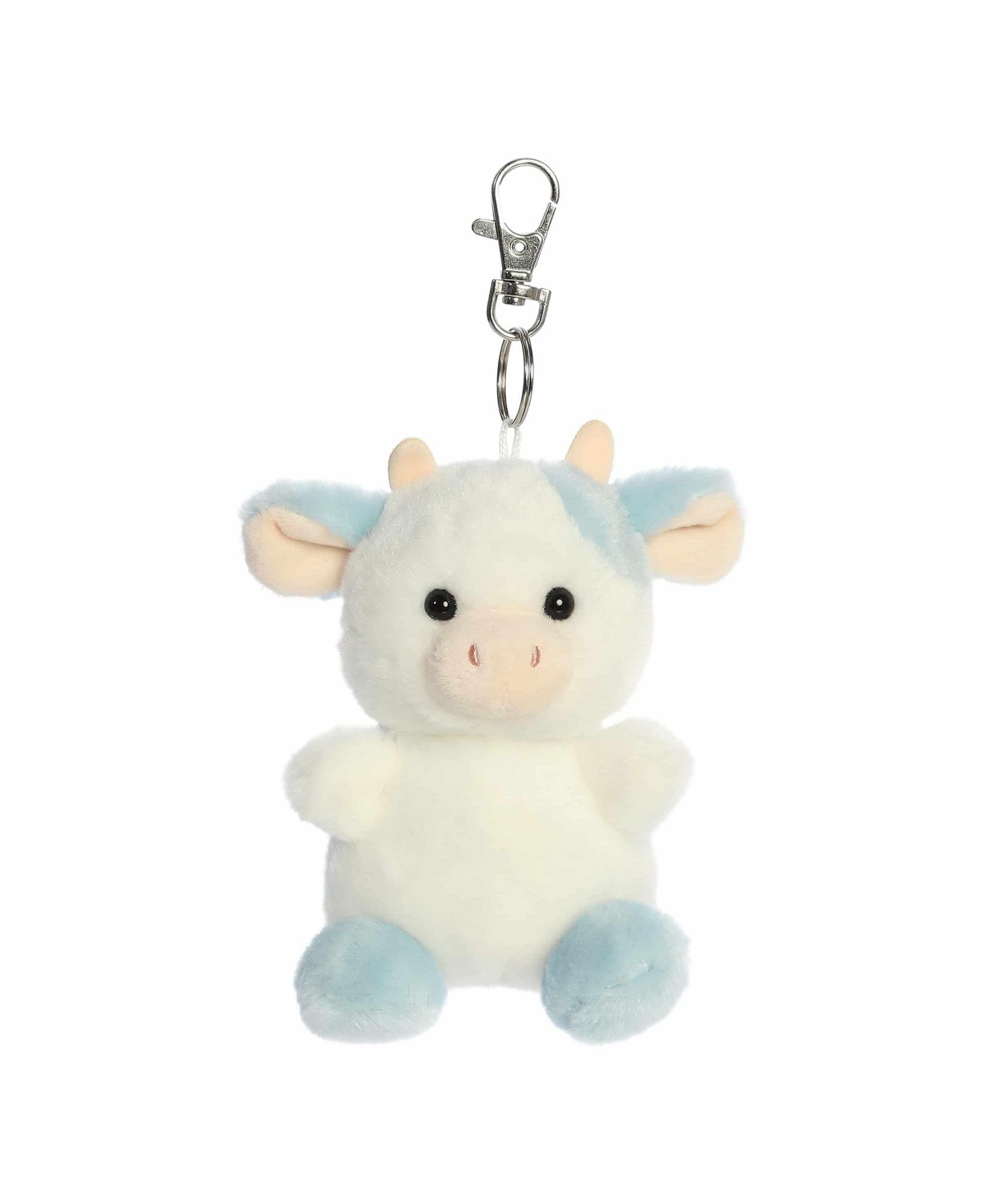 Aurora Mini Skyla Blueberry Cow Palm Pals Adorable Clip-On Blue 4