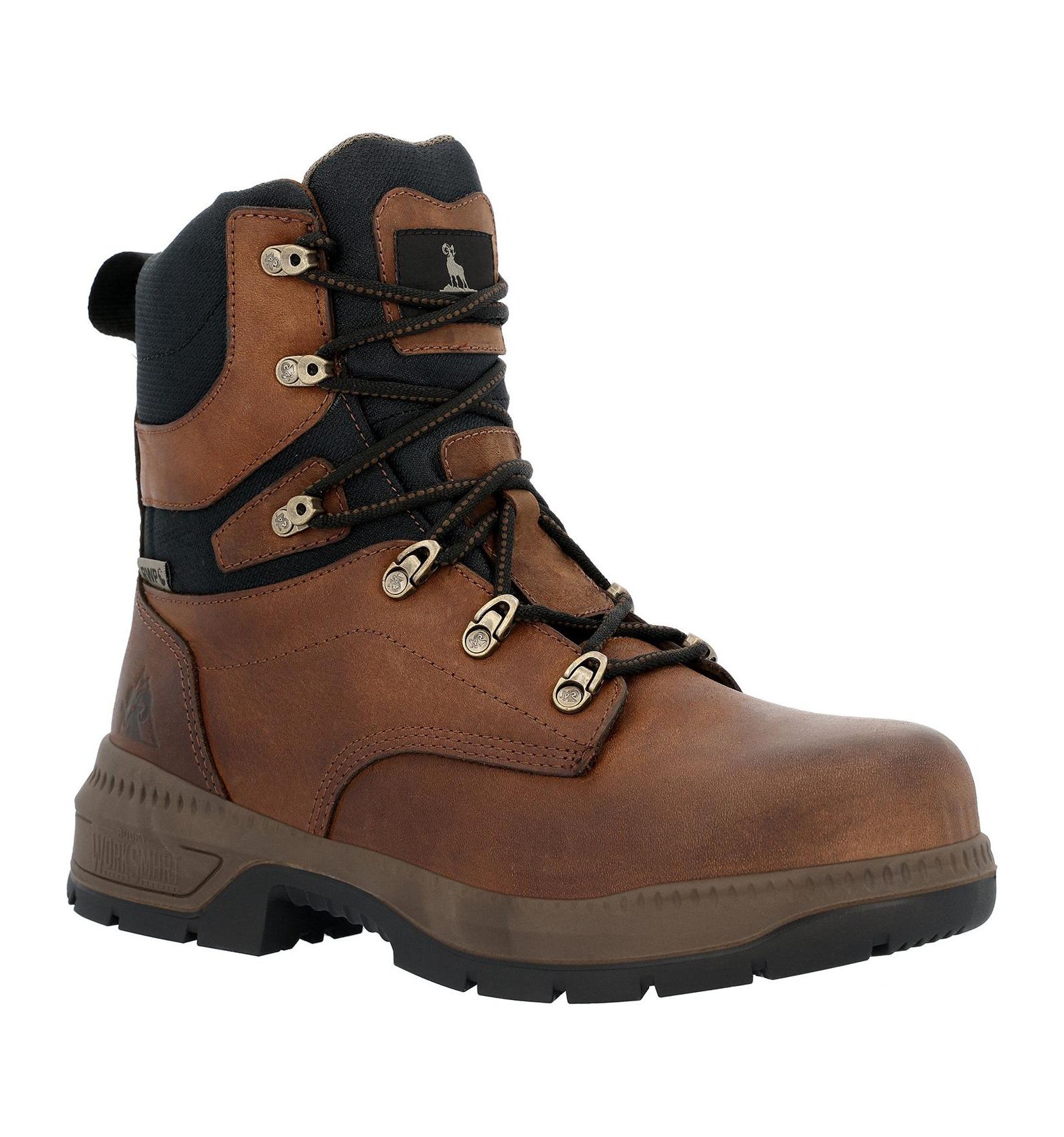 ROCKY Men's Worksmart 8" Composite Toe Work Boot