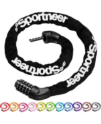 Велосипедный замок Sportneer 5 Digit Combination High Security Anti Theft