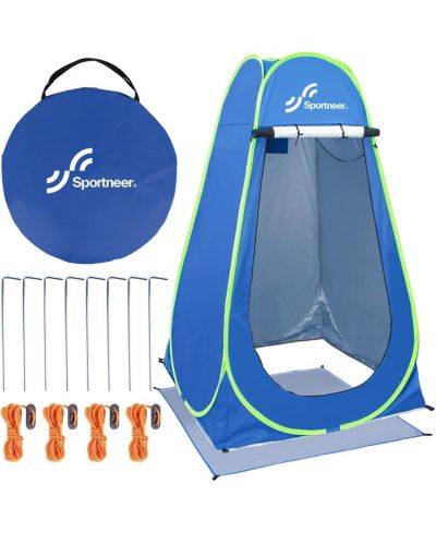 Sportneer переносная палатка для переодевания, 6.25', с сумкой для переноски