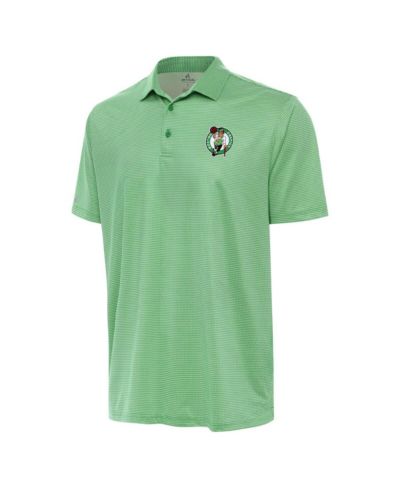 Antigua Men's Kelly Green/White Boston Celtics Rings Polo Shirt