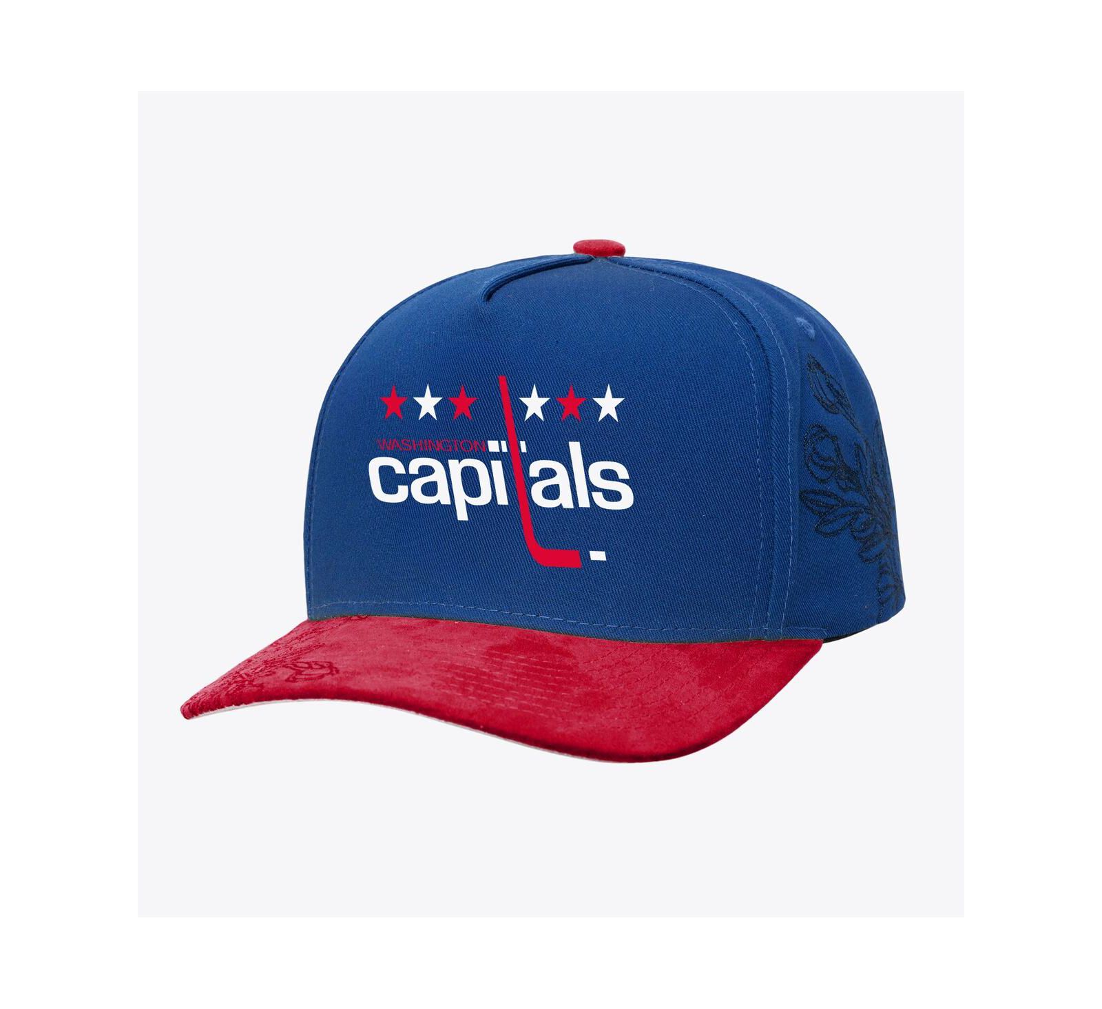 Мужская регулируемая кепка Mitchell & Ness Washington Capitals Pro Crown, сине-красная