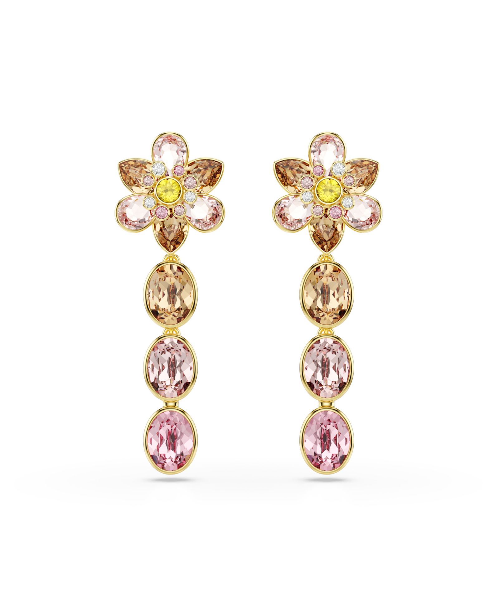 Серьги-подвески Swarovski Idyllia Gold-Tone Plated