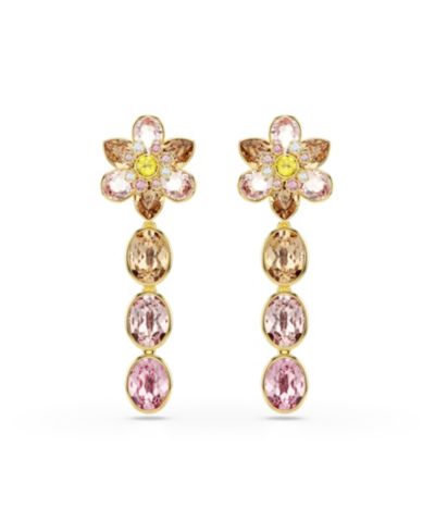 Серьги-подвески Swarovski Idyllia Gold-Tone Plated