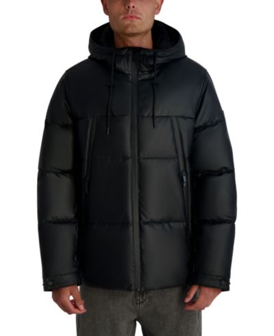 Мужская куртка KARL LAGERFELD PARIS Midweight Hooded Puffer Pockets