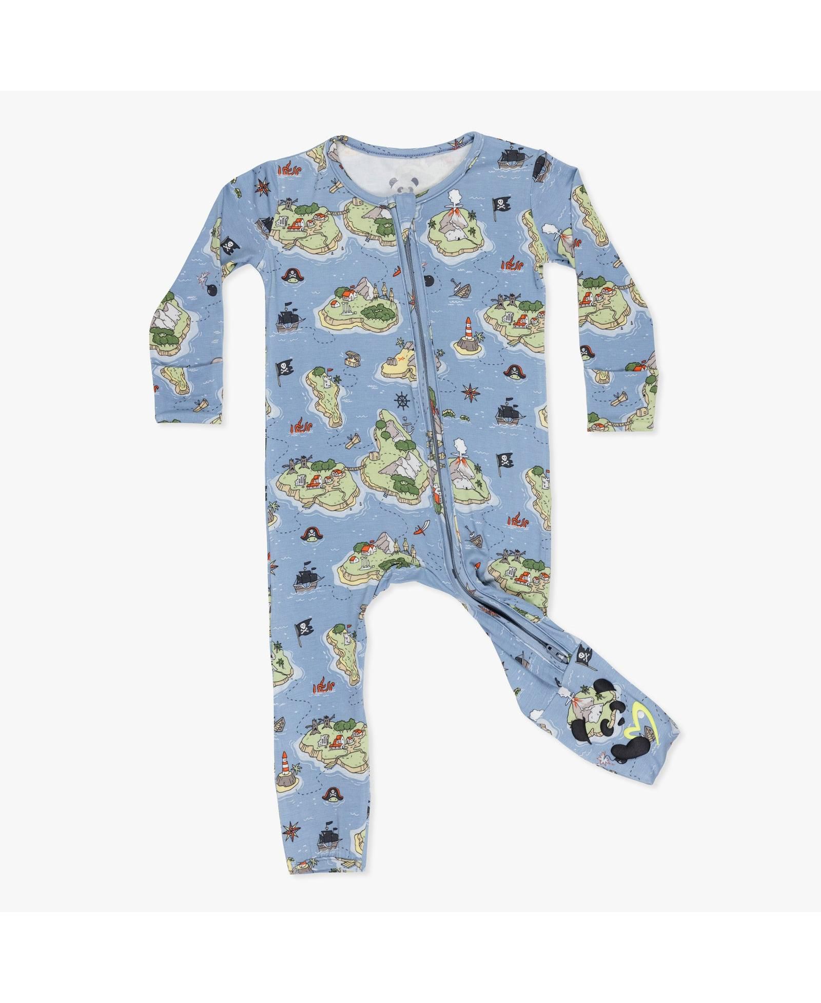 Детский комбинезон Bellabu Bear Pirate Cove Convertible Footie для мальчиков и девочек