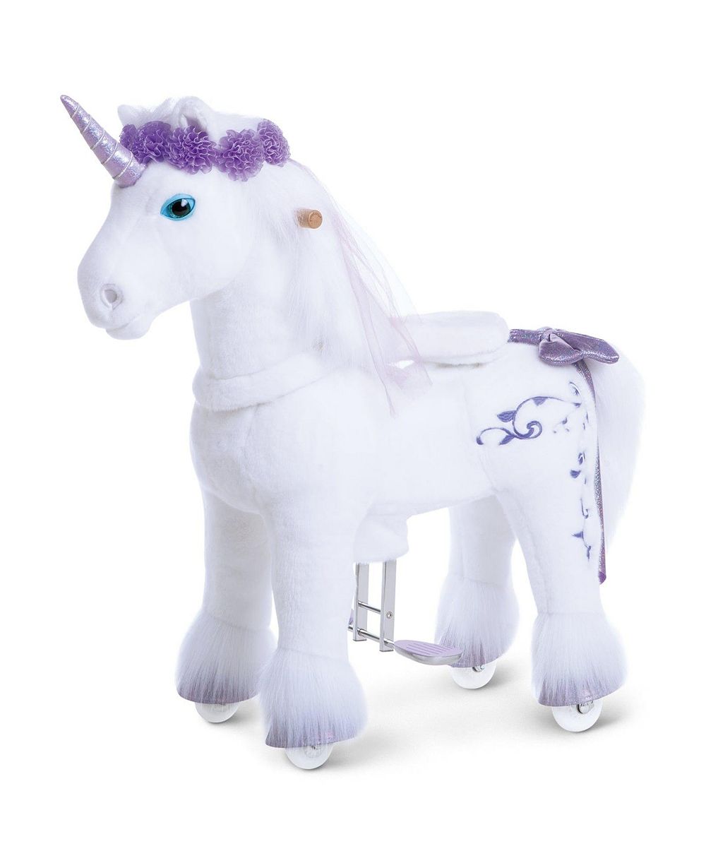 PonyCycle единорог PonyCycle Ride-on Purple Model X Size 4 для детей 4-7 лет