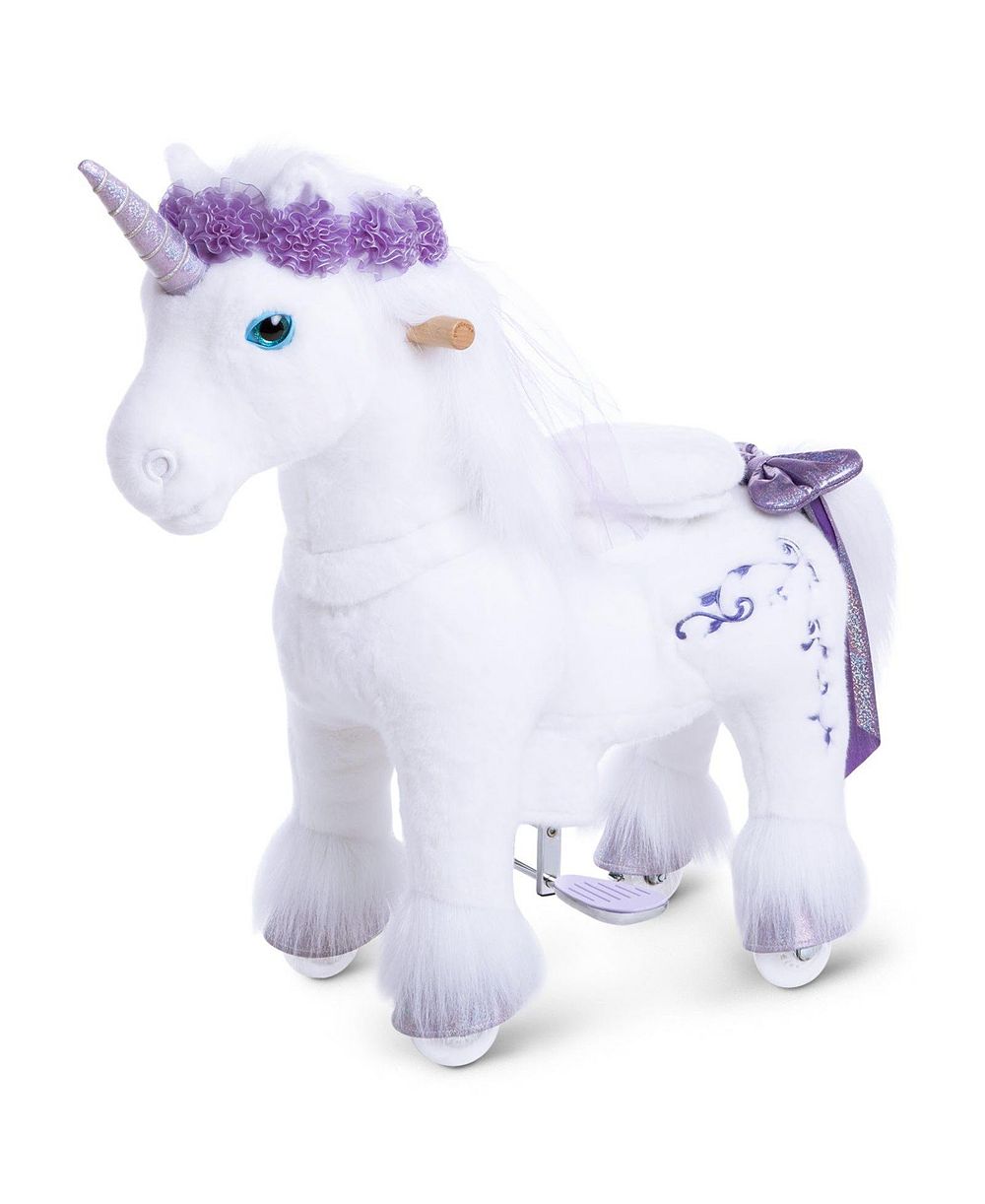 PonyCycle Ride-on Unicorn Purple Model X Size 3 для детей 3-4 лет