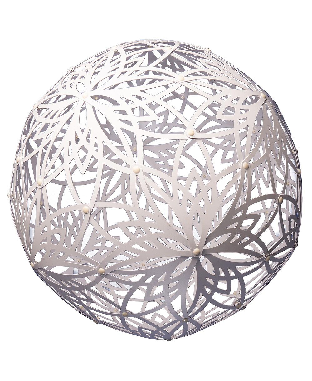 Солнечный светильник GlowTheory: 18" Solar - Lotus - White