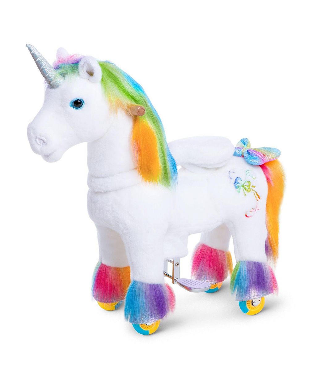 Unicorn Ride-on PonyCycle Rainbow Model X, размер 3 для детей 3-4 лет
