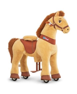 Ponycycle Model E Size 4 Plush Hand-Brake Ride-On Horse, Ages 4-7