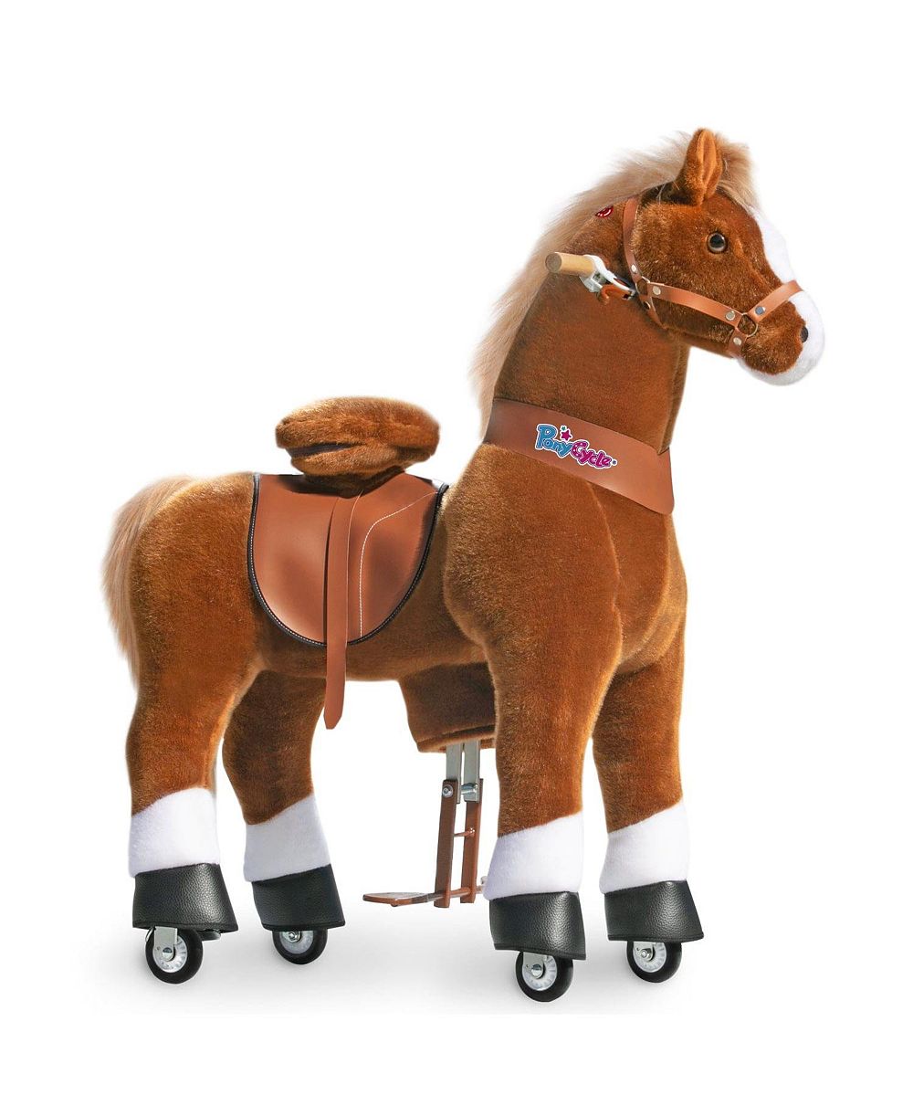 PonyCycle лошадка-каталка, коричневая, модель U, размер 5, для детей 7-12 лет