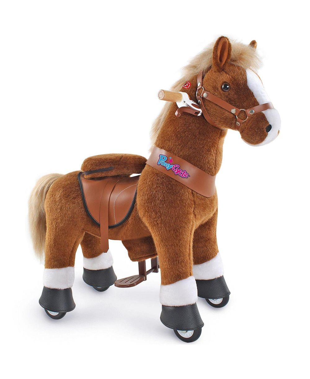PonyCycle лошадка-каталка Brown Model U Size 3 для детей 3-4 лет